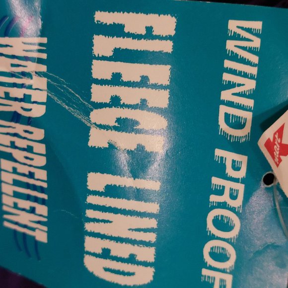 NWT *VINTAGE* Kids Fleece lined wind pants - Picture 4 of 4